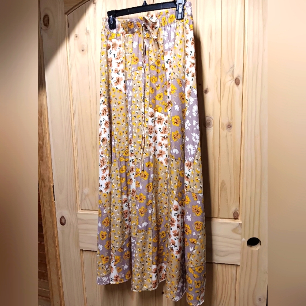 Shein  Maxi Floral Skirt NWOT